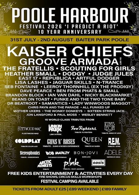 July 31 to Aug 2 Poole Harbour Festival New 2026