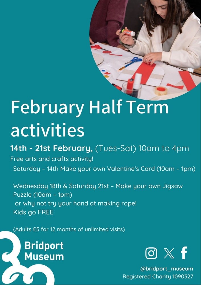 Feb 14 to 21 Bridport Museum 2026 Feb 14 to 21 Bridport Museum 2026