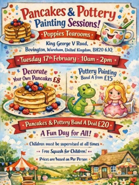 Feb 17 Poppies Tearooms Bovington Dorset 2026 Feb 17 Poppies Tearooms Bovington Dorset 2026