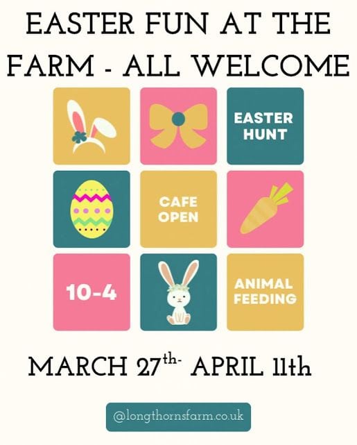 Mar Apr Easter Longthorns Farm Dorset 2026 Mar Apr Easter Longthorns Farm Dorset 2026
