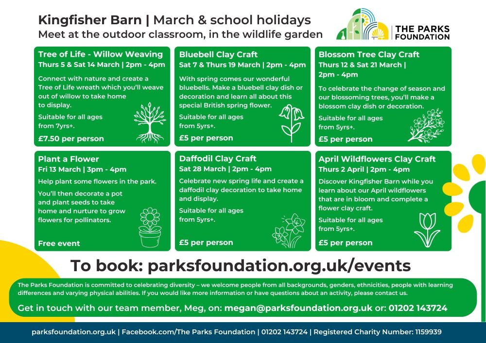 Mar Apr BCP Parks Events Dorset 2026 3 Mar Apr BCP Parks Events Dorset 2026 3