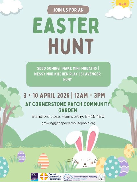 Apr 3 and 10 Cornerstone Patch Poole easter Hunt 2026