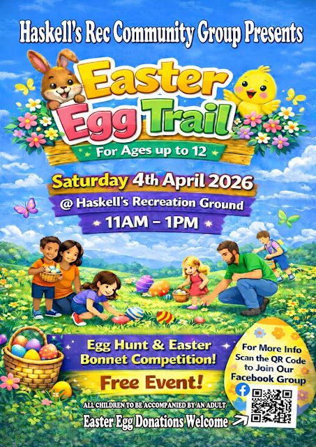 Apr 4 Haskells Rec Easter Egg Trail 2026