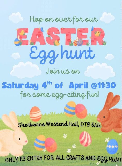 Apr 4 Sherborne Westend Hall Easter 2026