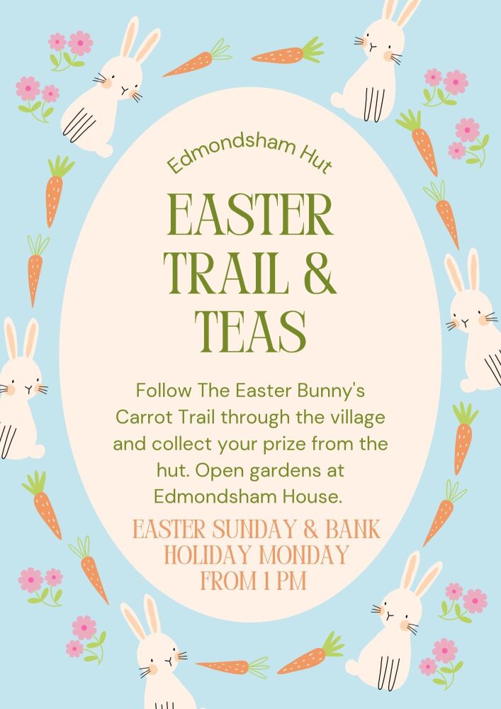Apr 5 Edmondsham Village Hut Easter Trail 2026