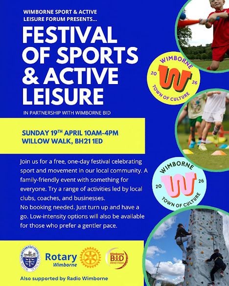 Apr 19 Wimborne Festival of Sports 2026 Apr 19 Wimborne Festival of Sports 2026