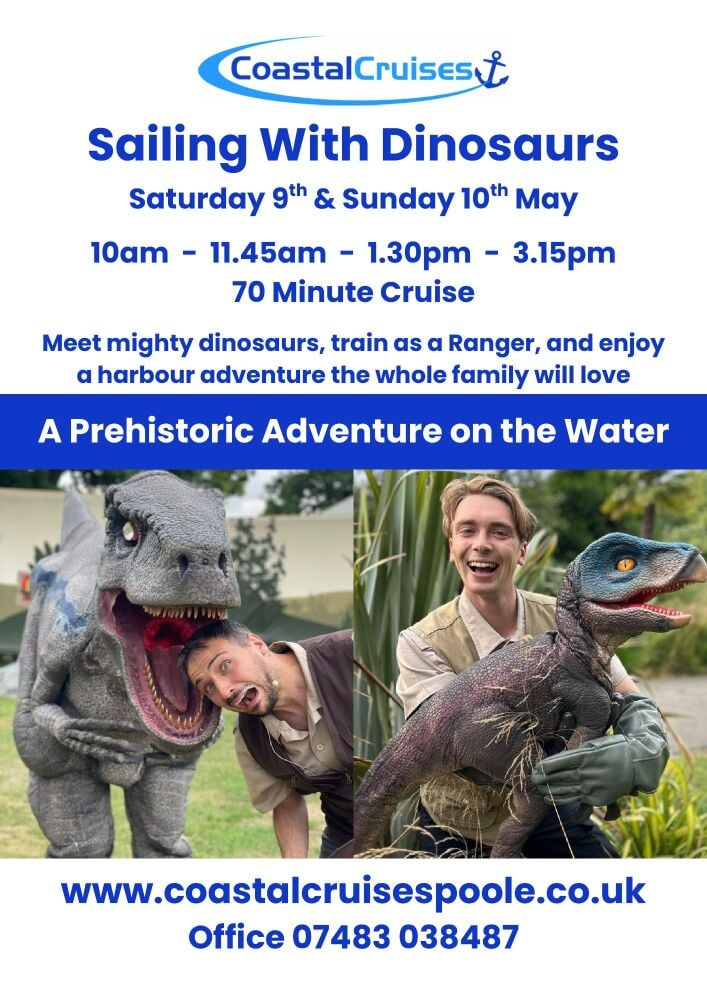 May 9 and 10 Sailing With Dinosaurs Poster