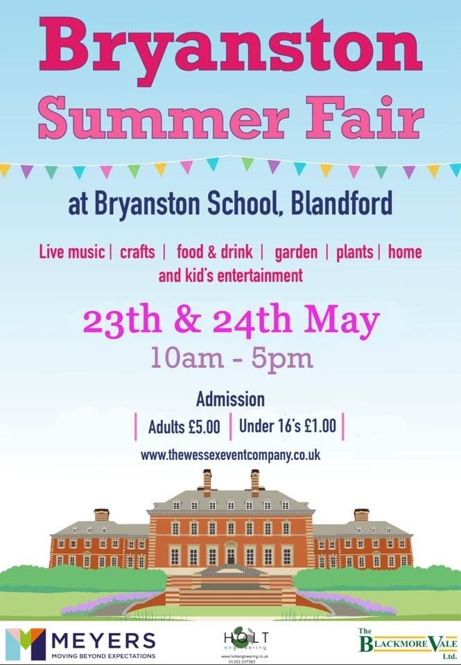 May 23 and 24 Bryanston Summer Fair 2026