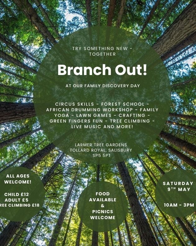 May 9 Larmer Tree Branch Out 2026