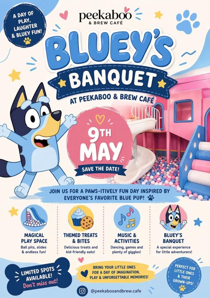 May 9 Peek a Boo Bluey 2026