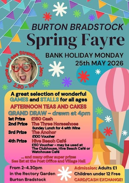 May 25 Burton Bradstock Fete 2026