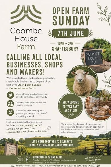 June 7 Coombe House Farm Open Farm Sunday 2026 June 7 Coombe House Farm Open Farm Sunday 2026
