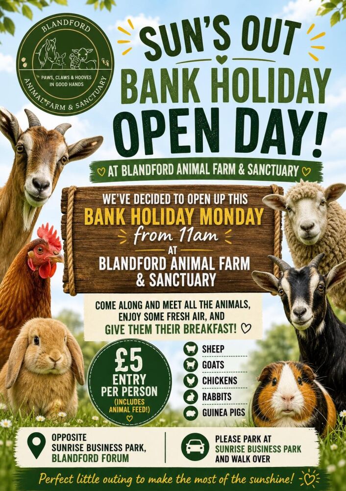 May 25 Blandford Farm Open Day 2026