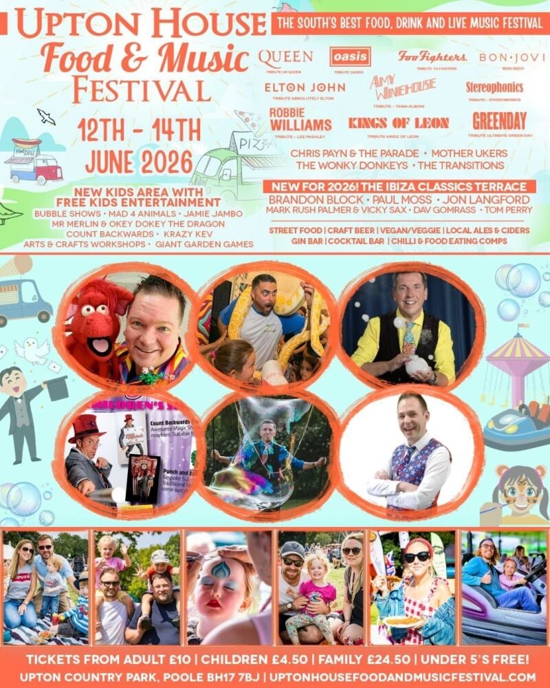 June 12 to 14 Upton House Food and Music Festival 2026 Poster June 12 to 14 Upton House Food and Music Festival 2026 Poster