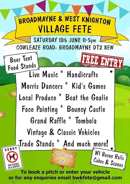 June 13 Broadmayne Village Fete 2026 June 13 Broadmayne Village Fete 2026