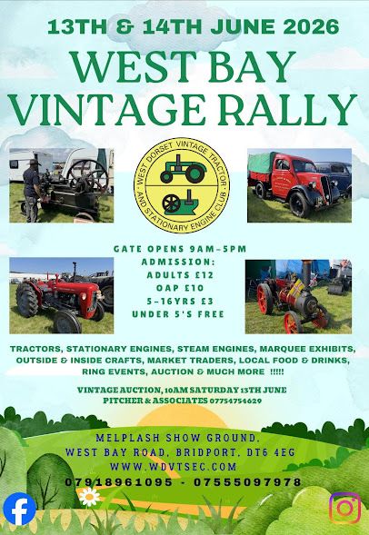 June 13 and 14 West Bay Vintage Rally 2026 June 13 and 14 West Bay Vintage Rally 2026