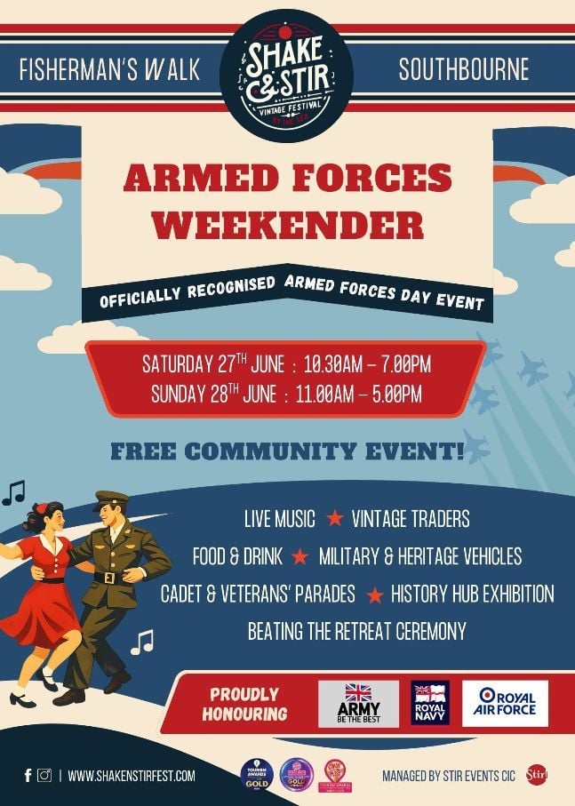 June 27 and 28 Shake and Stir Armed Forces 2026 New June 27 and 28 Shake and Stir Armed Forces 2026 New