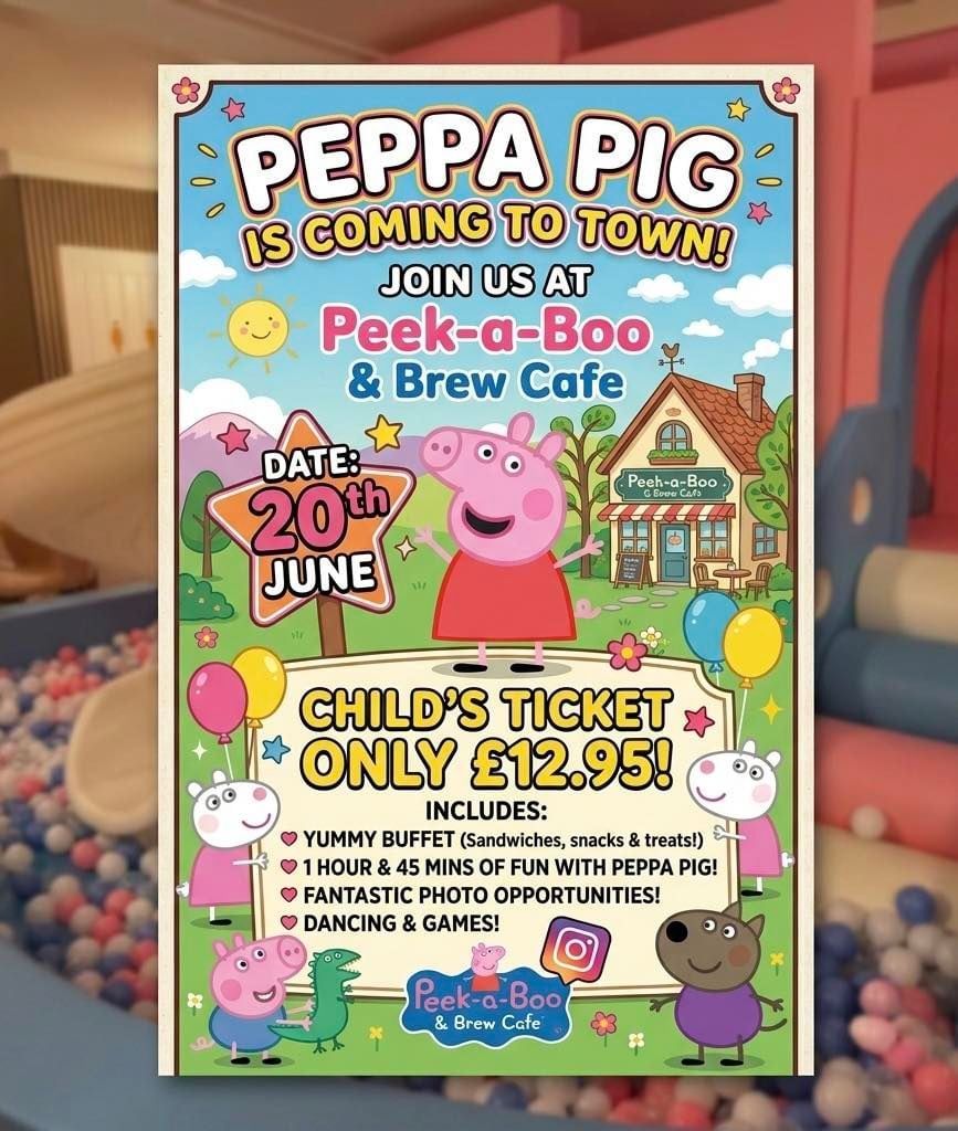 June 20 Peek a Boo Peppa 2026 June 20 Peek a Boo Peppa 2026