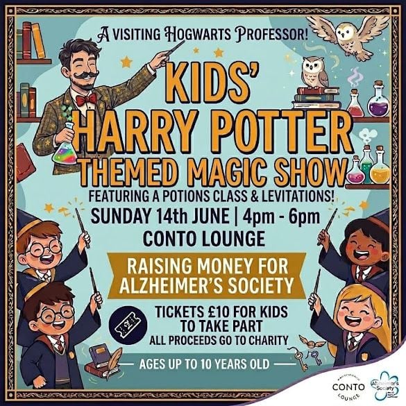 June 14 Conto Lounge Harry Potter 2026 June 14 Conto Lounge Harry Potter 2026
