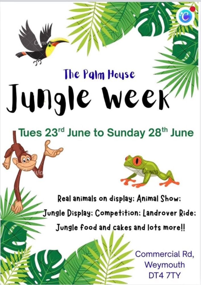 June 23 to 28 The Palm House Jungle Week 2026 June 23 to 28 The Palm House Jungle Week 2026