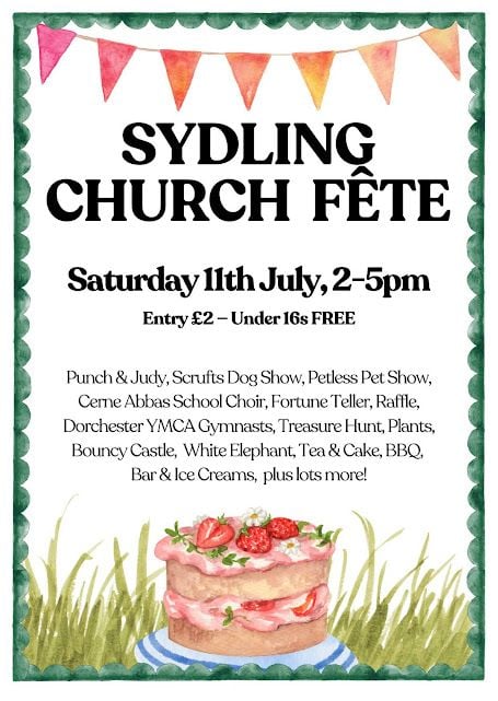 July 11 Sydling Church Fete 2026
