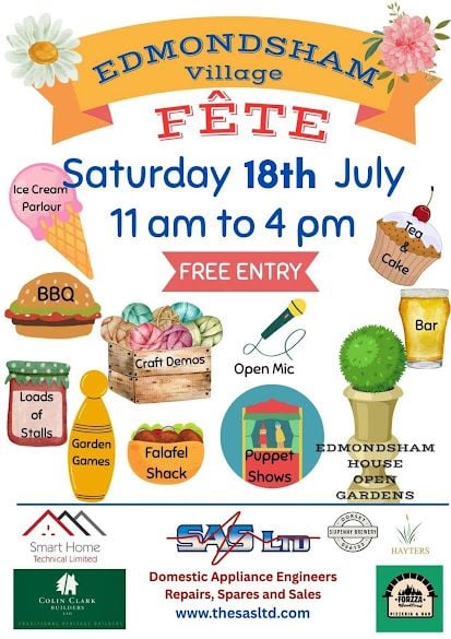 July 18 Edmonsham Fete 2026