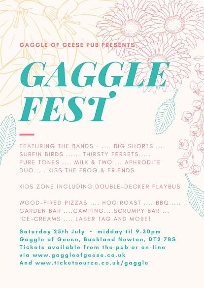 July 25 Gaggle Fest Dorset 2026