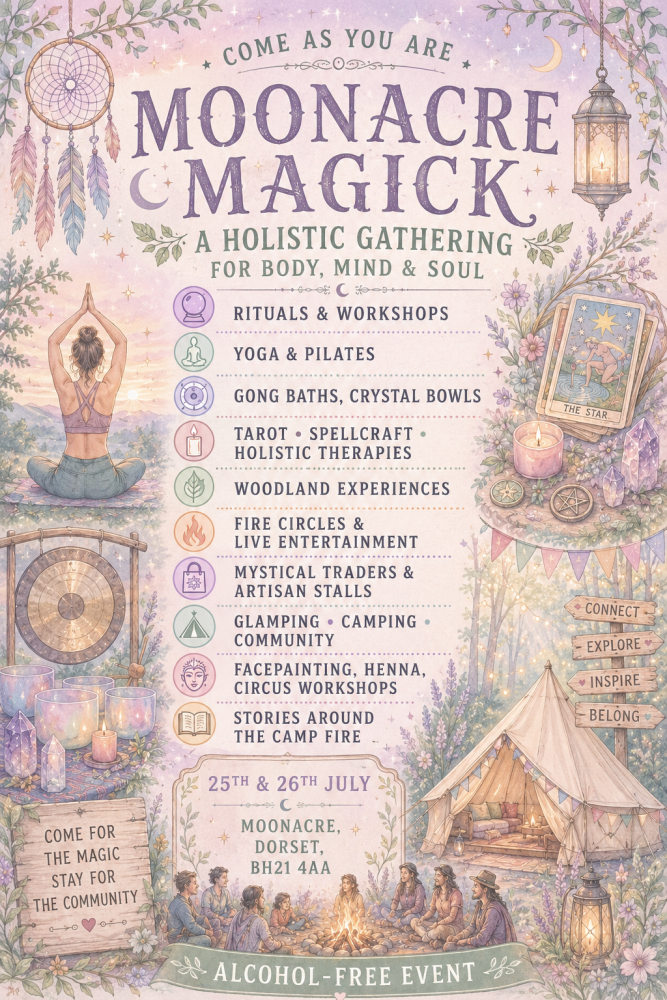 July 25 and 26 Moonacre Magick 2026