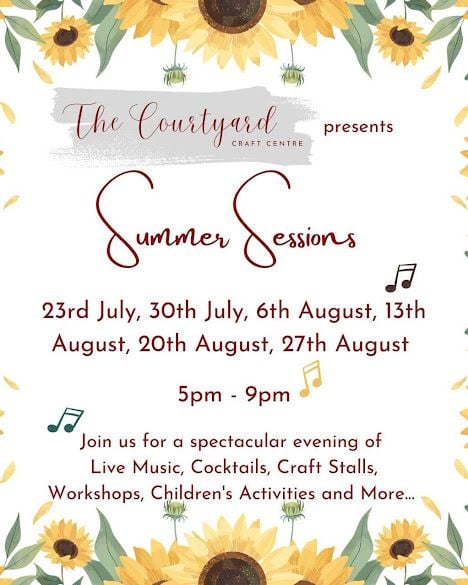 July Aug The Courtyard Poole Summer Sessions 2026