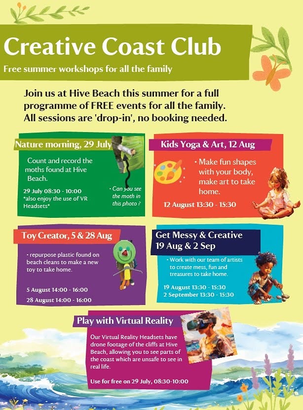July Aug Hive Beach Events 2026
