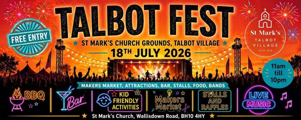 July 18 Talbot Fest Bournemouth 2026