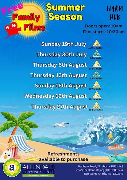 July Aug Allendale Films 2026 July Aug Allendale Films 2026