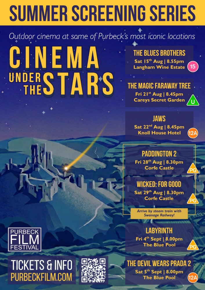 Aug Cinema Under the Stars Dorset 2026