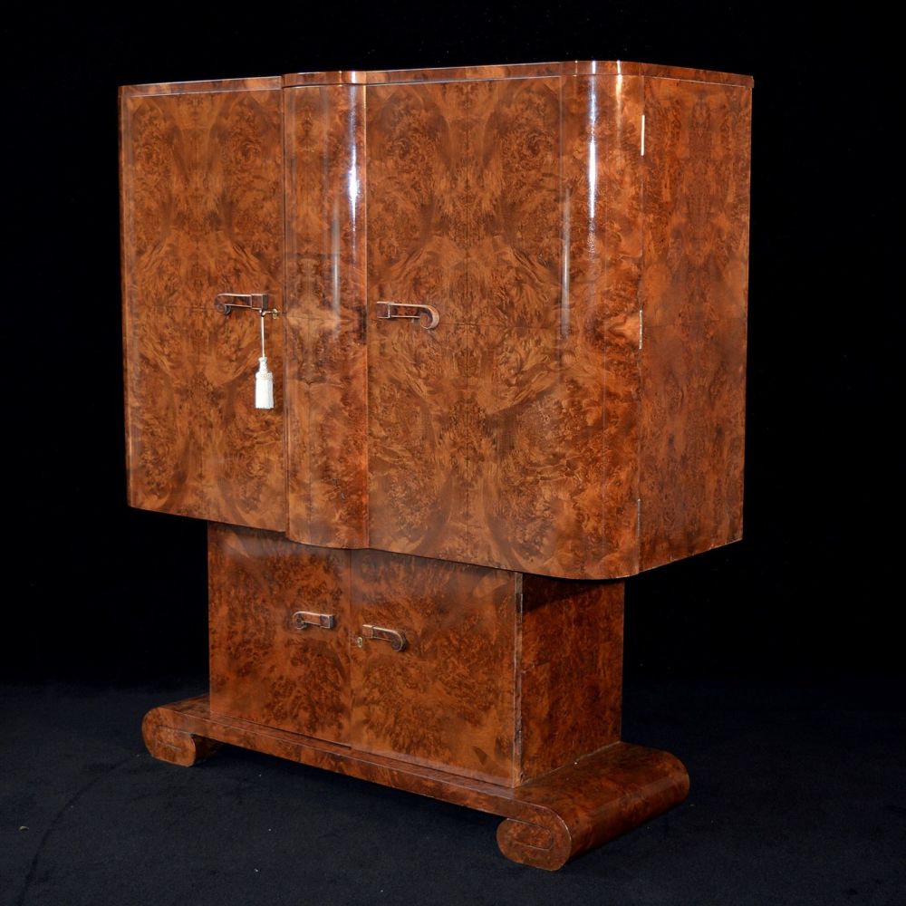 Superb Art Deco cocktail cabinet by Ray Hille