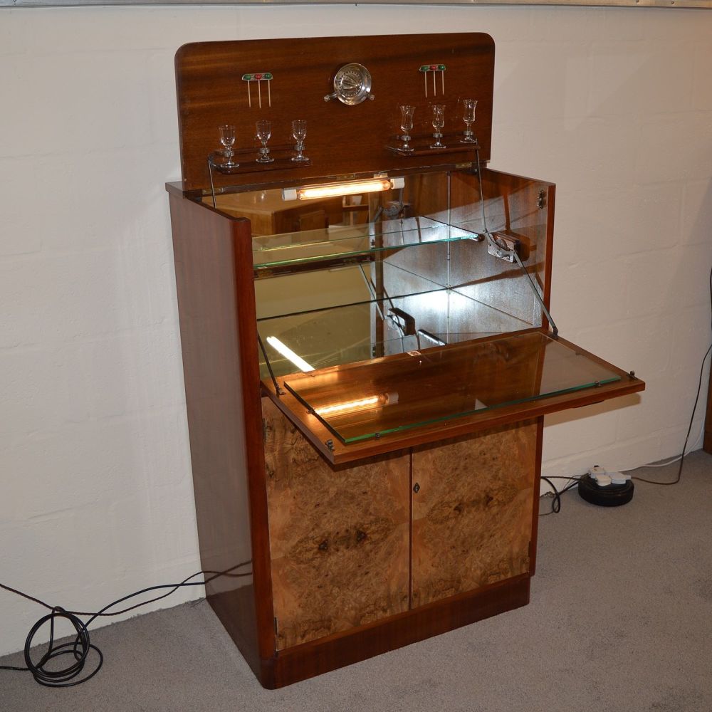 Art Deco cocktail cabinet by Goldfeather