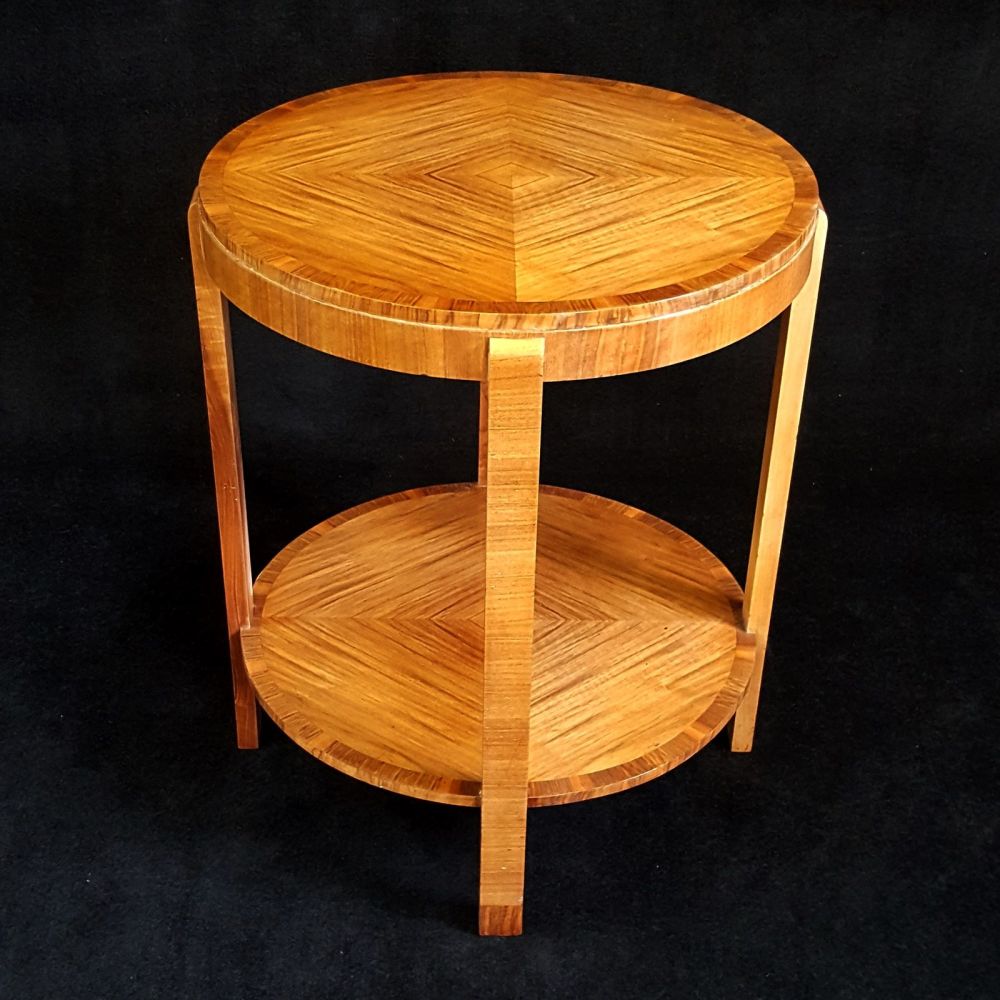 RESERVED Fine Art Deco walnut occasional table