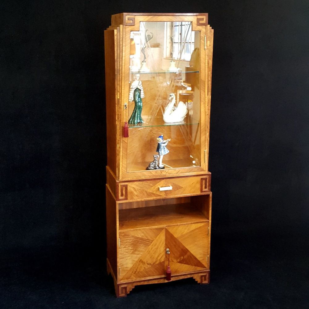 RESERVED Art Deco cabinet by Maurice Adams