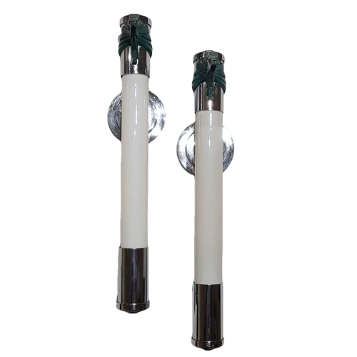 Superb pair of Art Deco wall lights