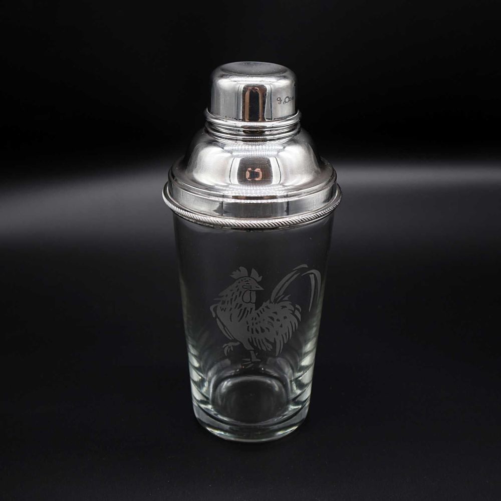 Art Deco Silver Plated cocktail shaker by James Dixon & Sons