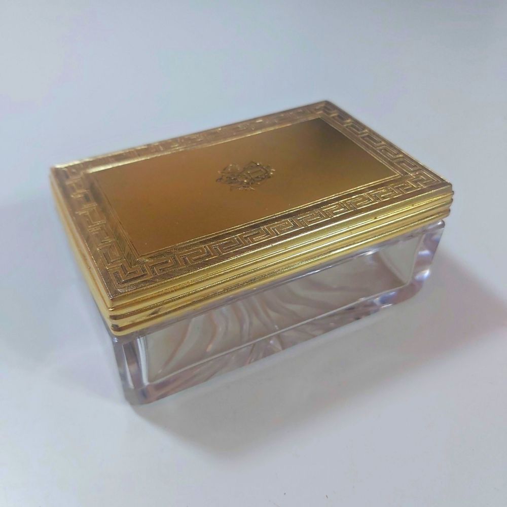 Antique silver gilt dressing box William Neal London 1868