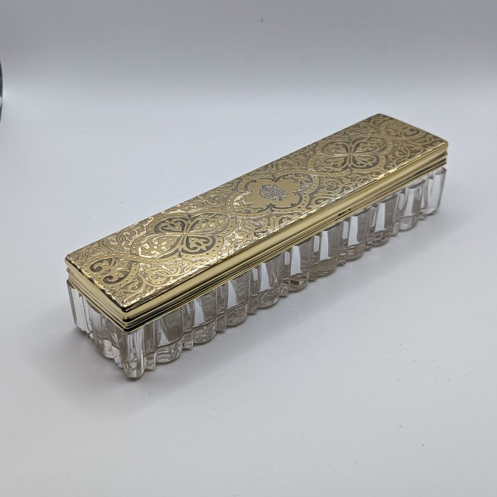 Large silver gilt box, John Harris London 1864