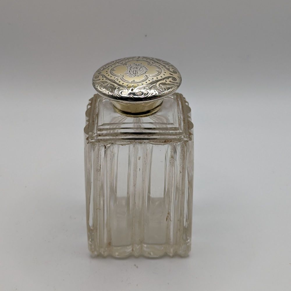Silver gilt scent bottle, John Harris, London 1864