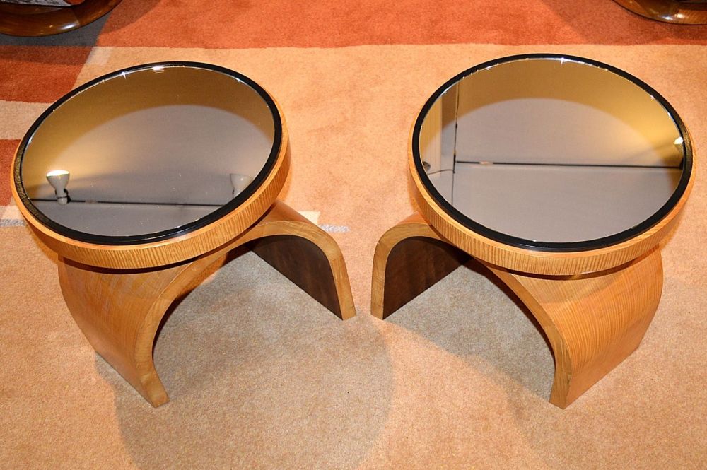 Fine Pair of Art Deco Coffee Tables