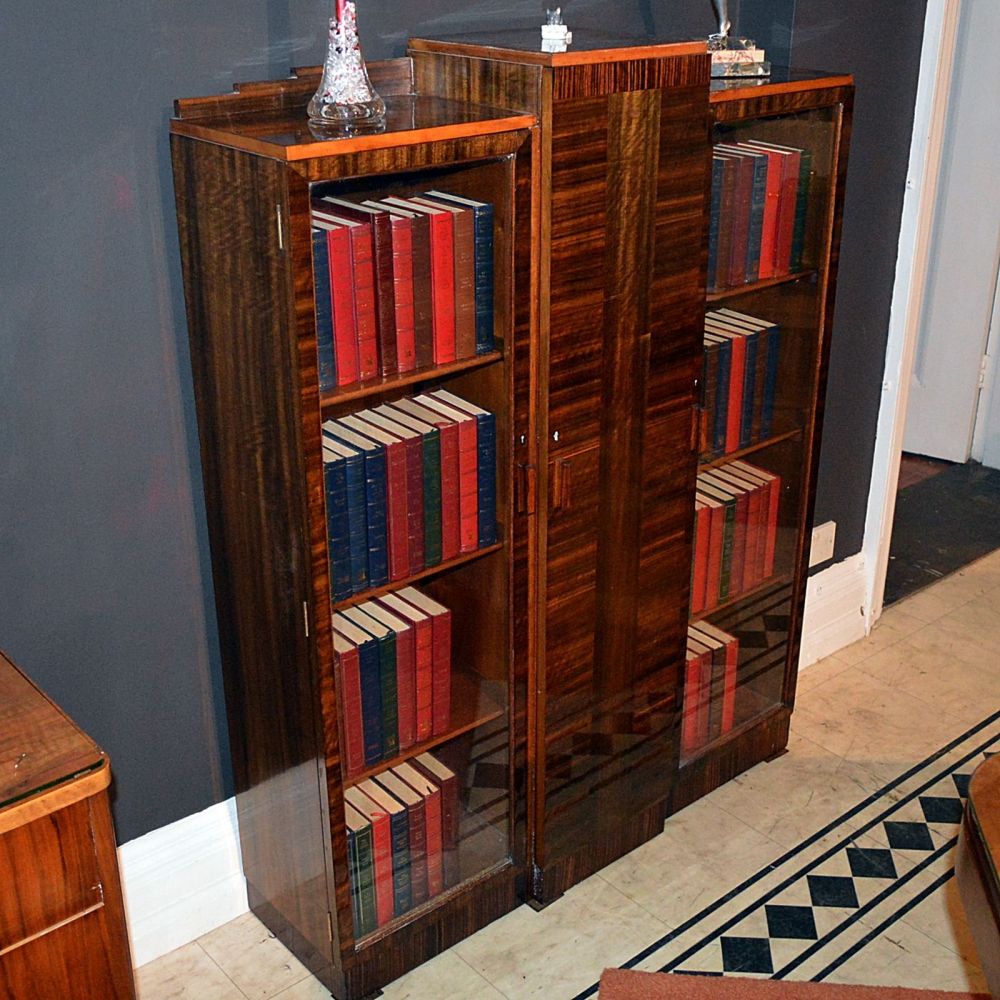 Bath Cabinet Makers Queensland walnut bookcase