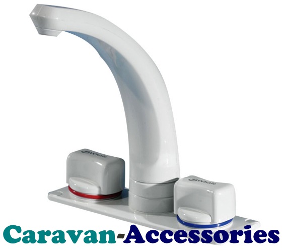 WRT2007 Whale Elegance Mixer Hot & Cold Tap LONG SPOUT VERSION (12mm Whale