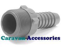 STR5012 Threaded to Barbed Straight Water Fitting (1/2" BSP Male to 1/2" (12mm) Barb)