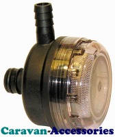 JM46400-0012 JABSCO Direct Barbed Clip-On Pump Strainer Filter 15mm (1/2") For Par Max Pumps