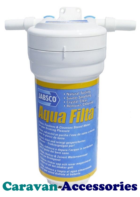 JM59000-1000 JABSCO Aqua Filta Marine Fresh Water System In-line Filter (Barbed & Threaded Connections)