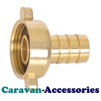 BRF5012 Brass Threaded to Barbed Straight Water Fitting (1/2" BSP Female to 1/2" (12mm) Barb)