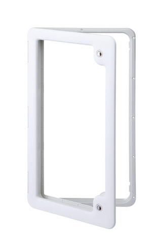Thetford Service Door 4 Ideal for Gas and Water Tanks (WHITE) TLTD4K